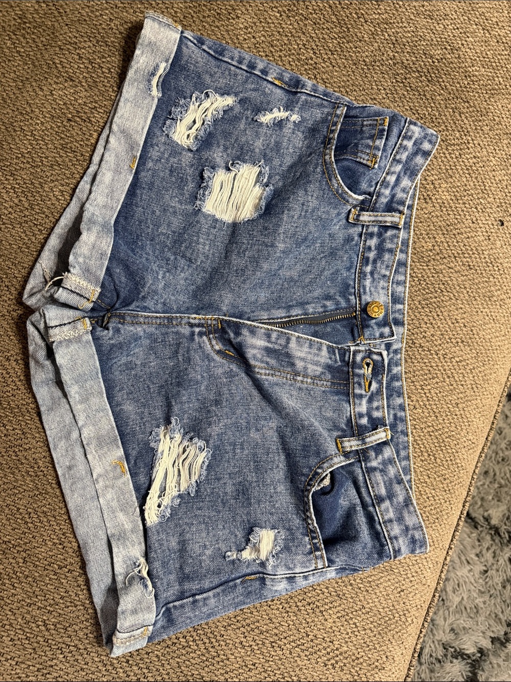 Denim shorts